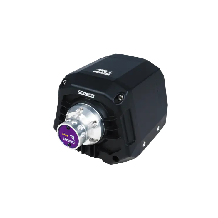 Conspit Ares Apex 8Nm direct drive wheel base front view sim racing