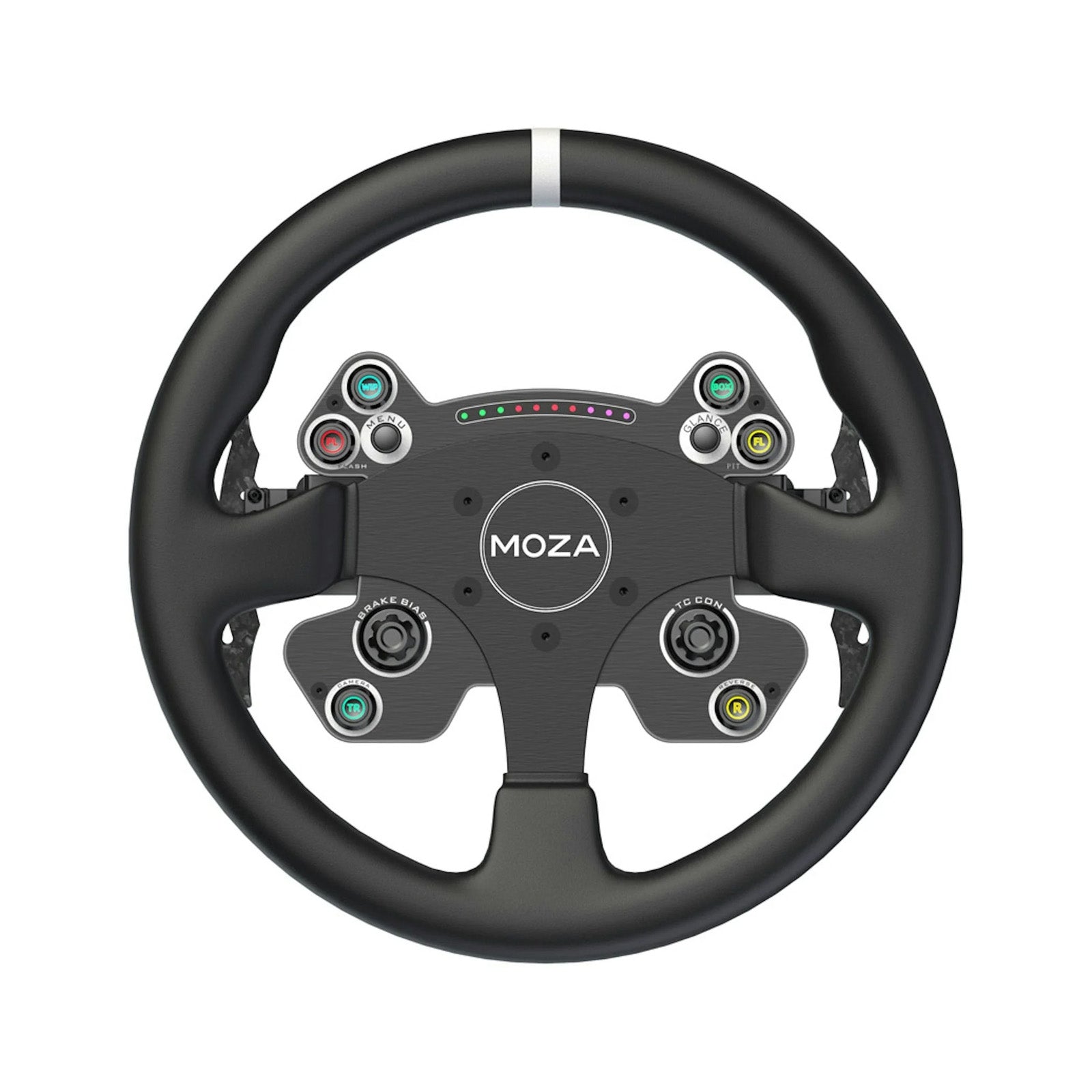 MOZA CS V2P steering wheel for sim racing front view