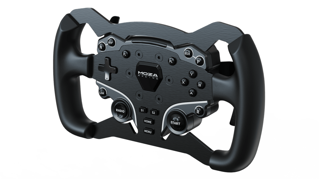 MOZA ES Formula Wheel Mod button layout and controls for sim racing