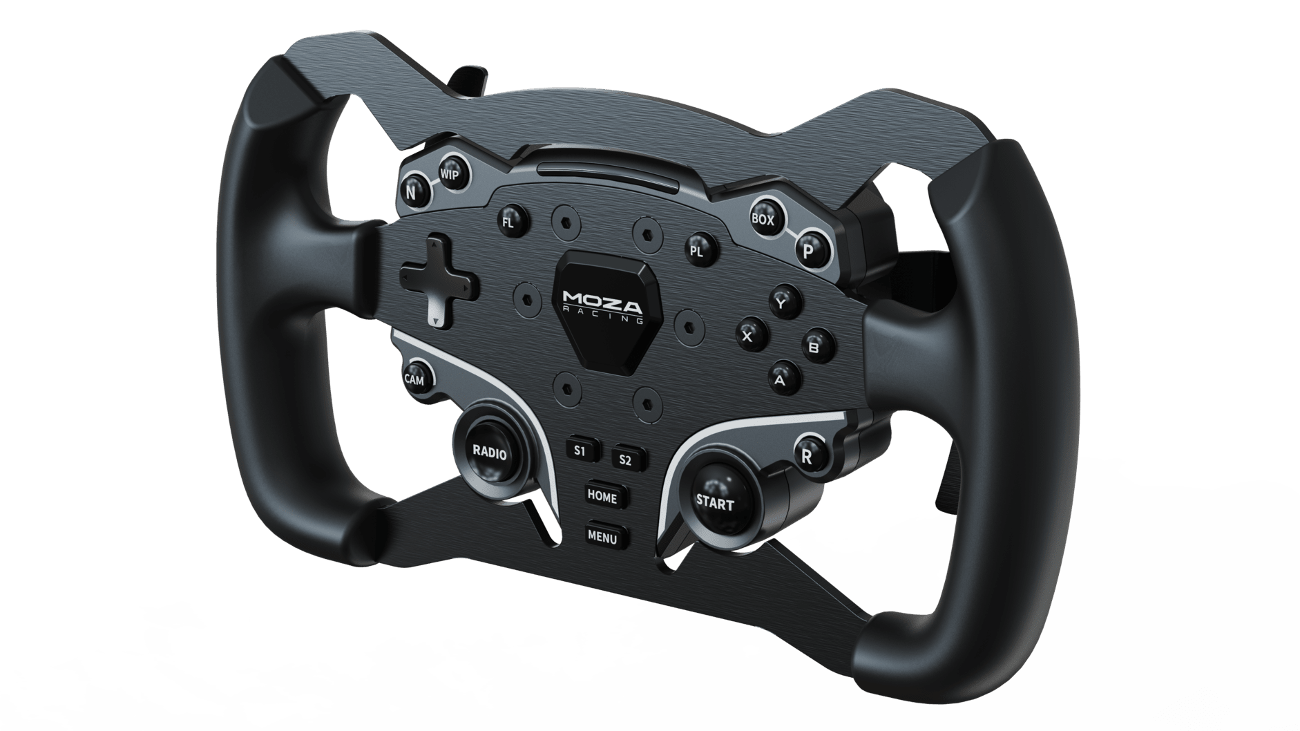 MOZA ES Formula Wheel Mod button layout and controls for sim racing