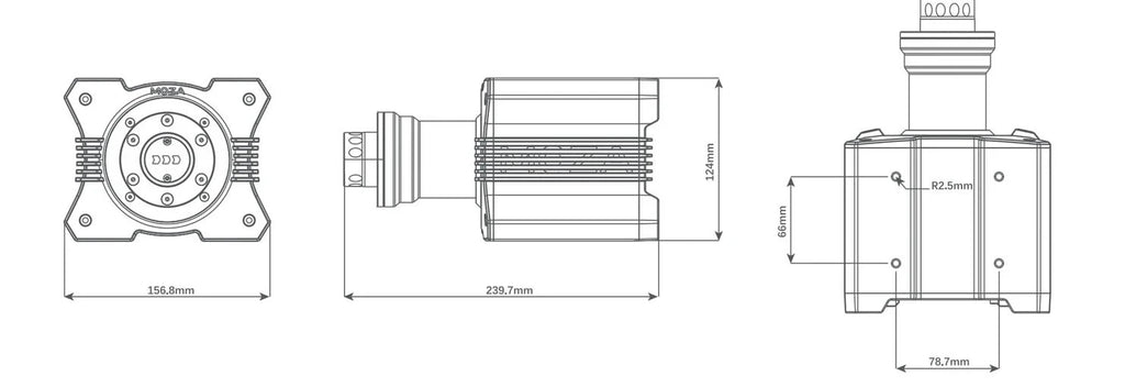 MOZA Racing R9 V3 Direct Drive Wheelbase For Race Wheel