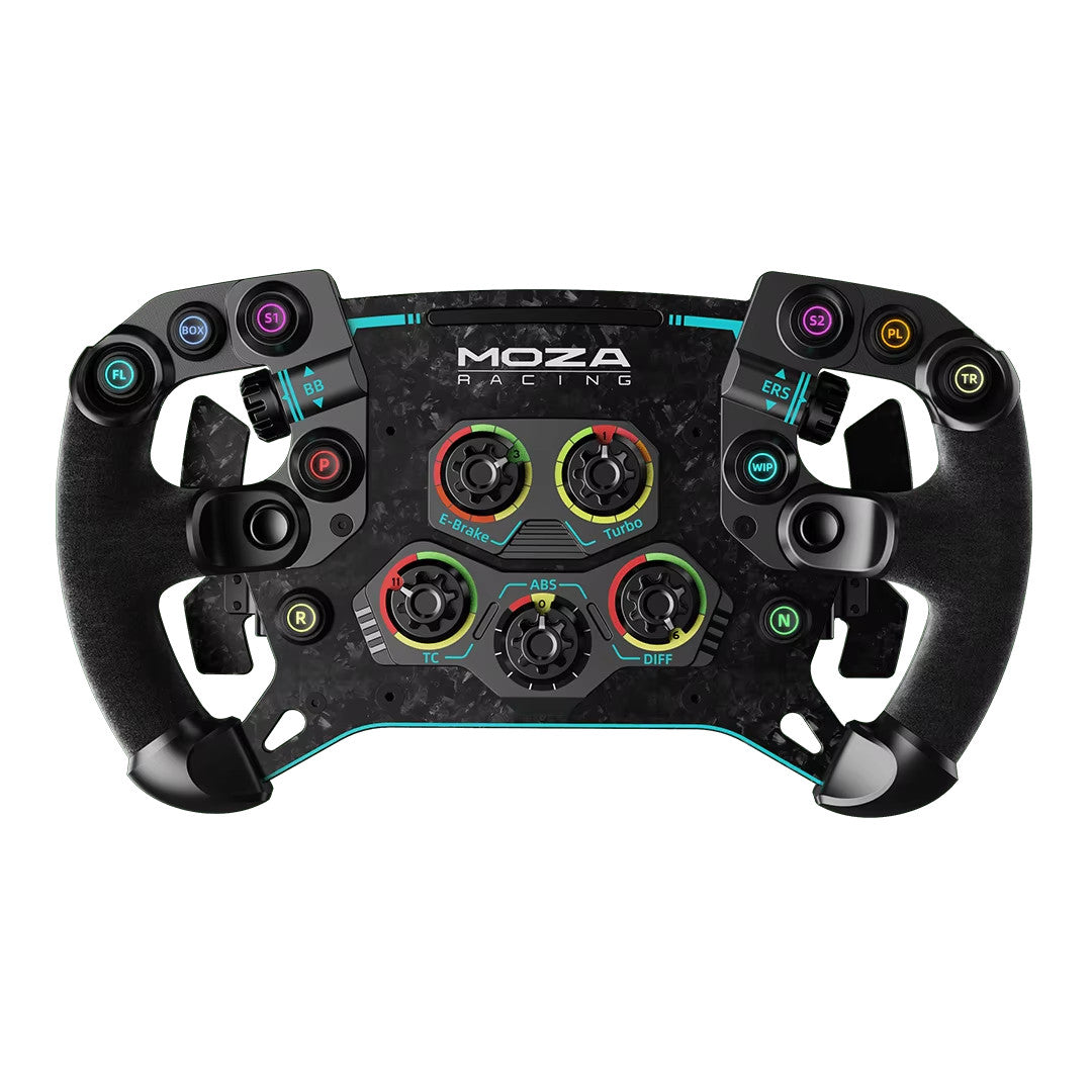 MOZA GS V2P Steering Wheel, R9 V3 Wheel Base & SRP 2 Pedal Set Bundle