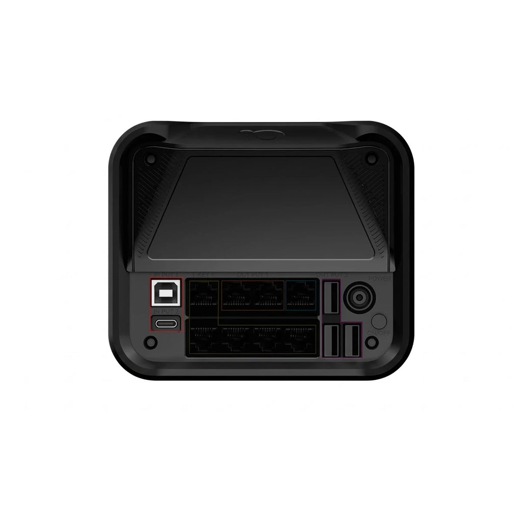 Simagic Alpha EVO Ultra 28Nm wheel base input ports and connectors